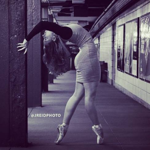 Female model photo shoot of luciastar93 in subway, new york