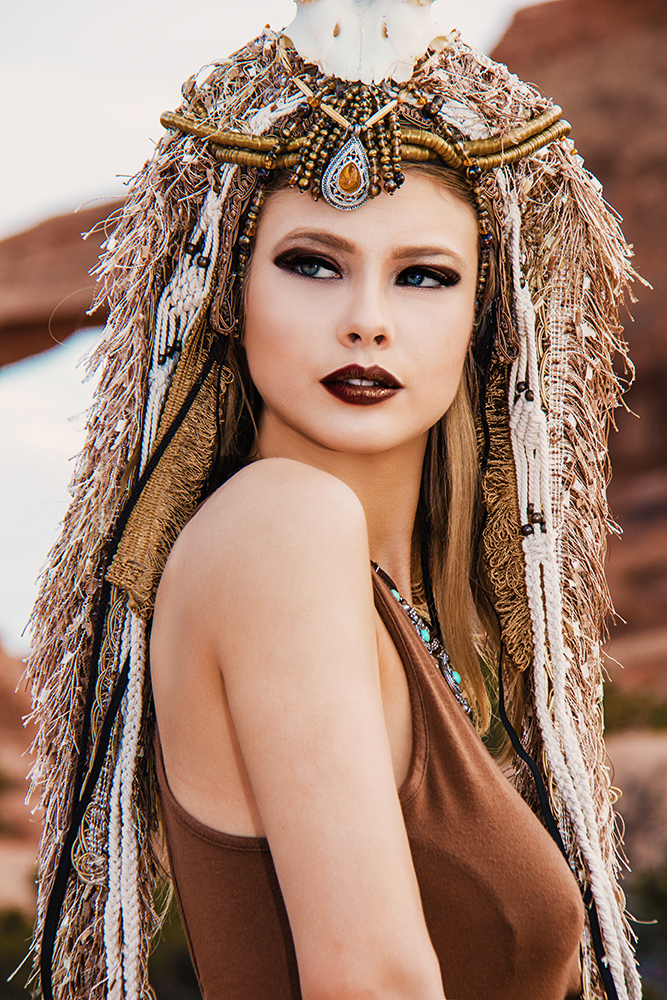 Female model photo shoot of Halyna Kliuchevska by TawnyHortonPhotography