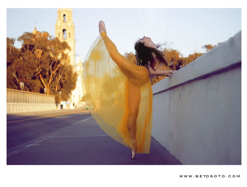 Female model photo shoot of Jelleydances in Balboa Park