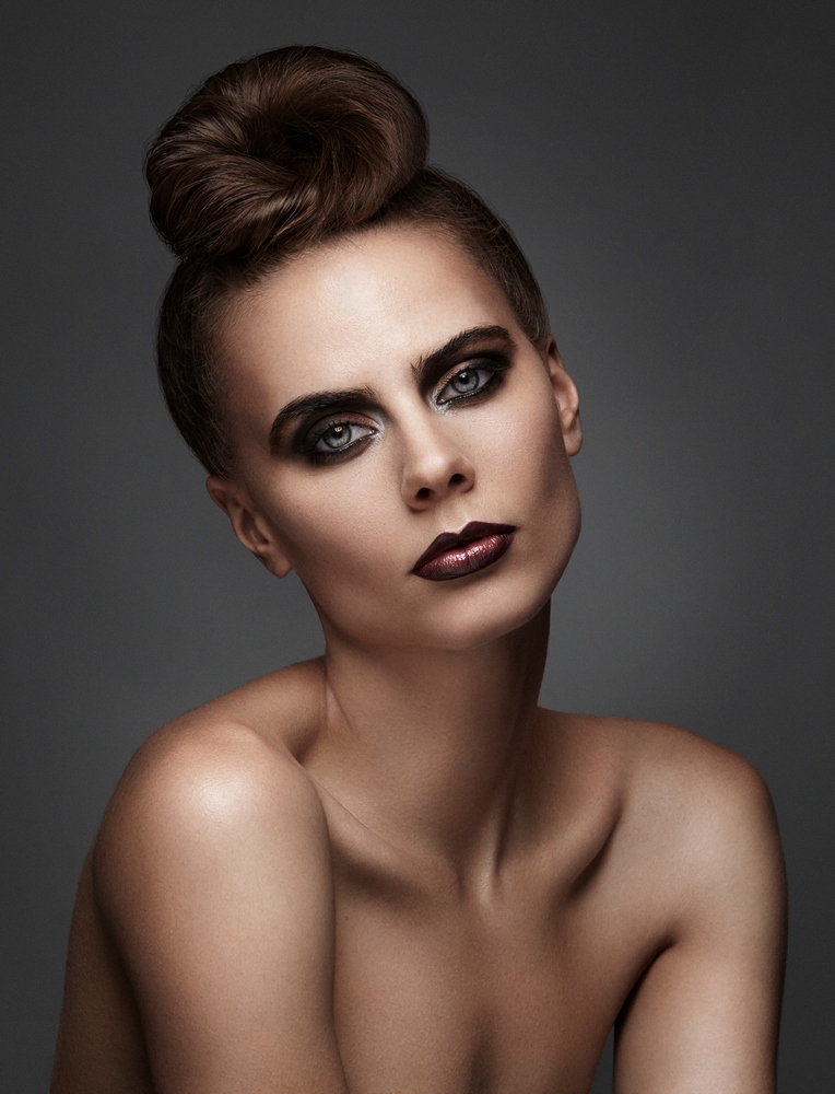Female model photo shoot of Rozalinda Uhl in New York, retouched by JamieYEAH, makeup by Erik Maisonette