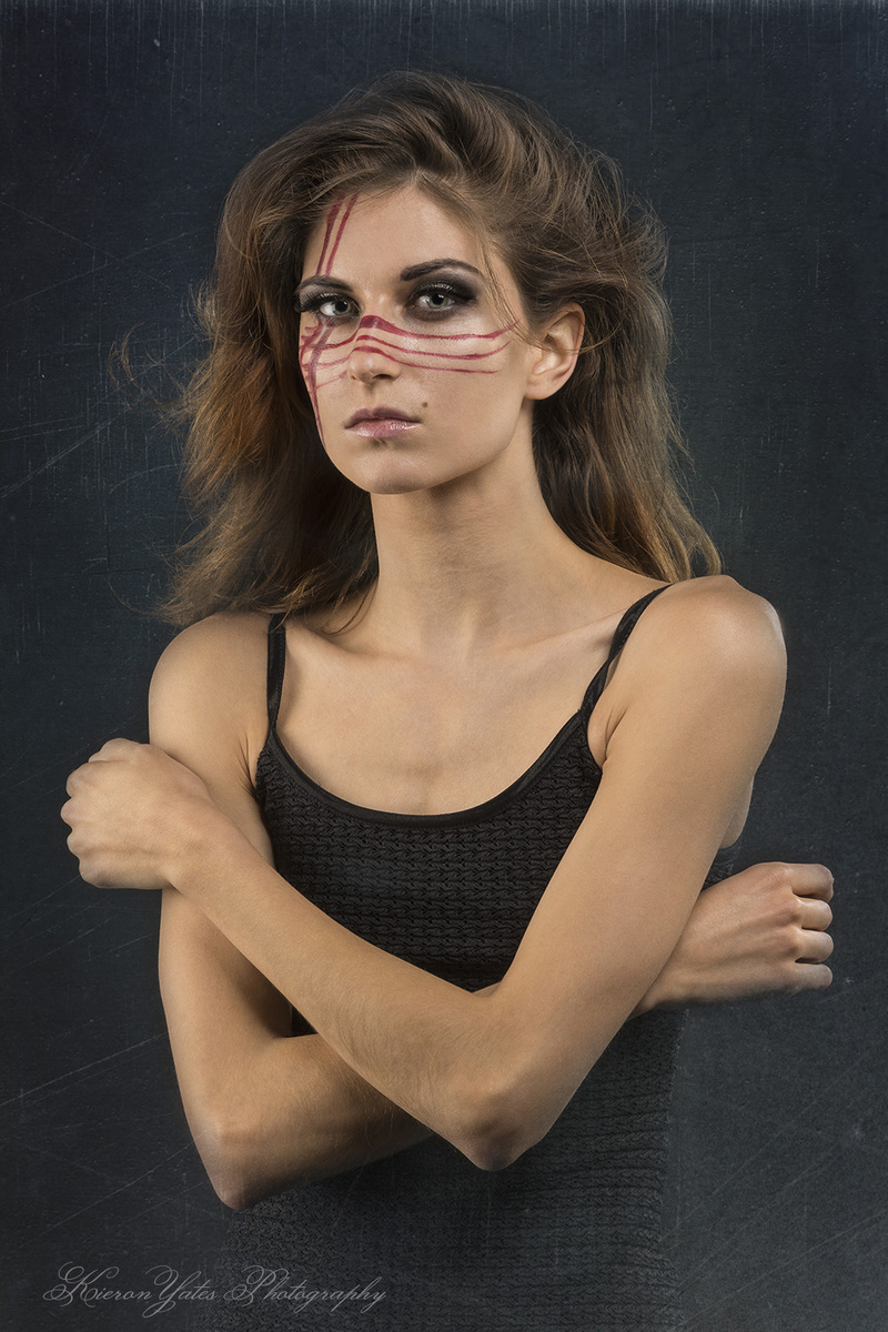 Male model photo shoot of Kieron Yates, makeup by gvachon