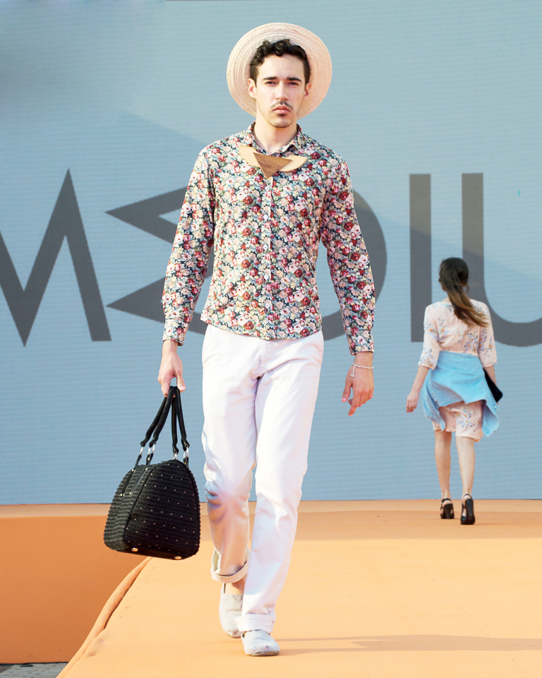Male model photo shoot of Fernando Rosales in Amiga FashionShow 2014 for MEDIUM