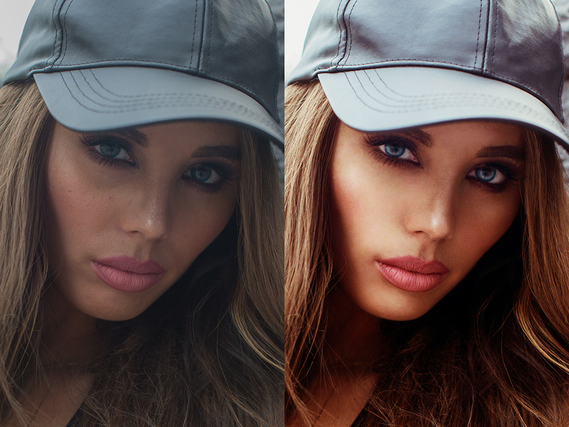 0 model photo shoot of LM Retouch