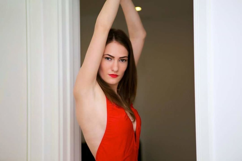 Female model photo shoot of pascu elena