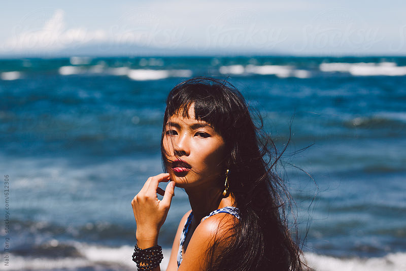 Female model photo shoot of Nabi H in Bali, Indonesia