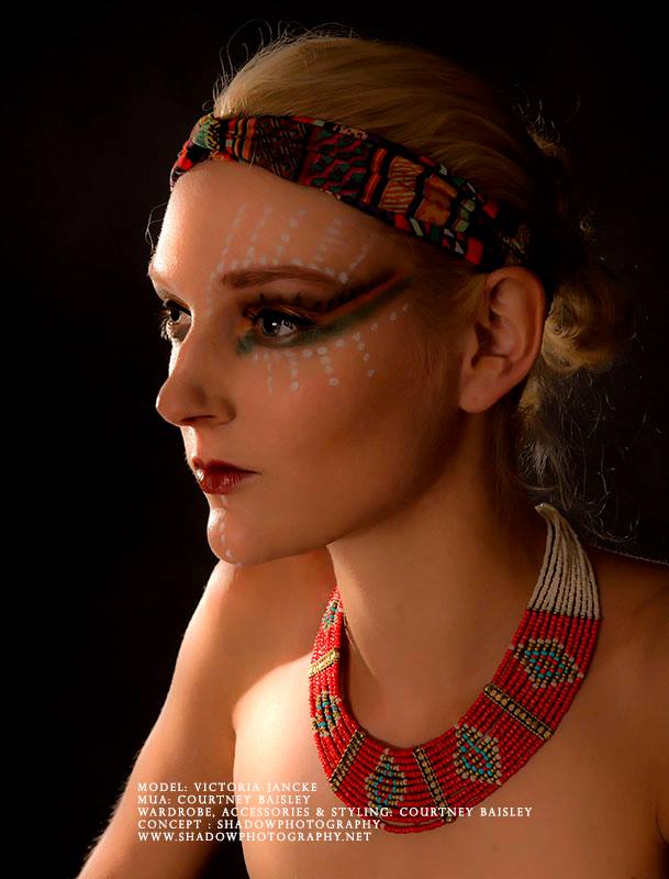 Female model photo shoot of CourtneyB Makeup Artistry