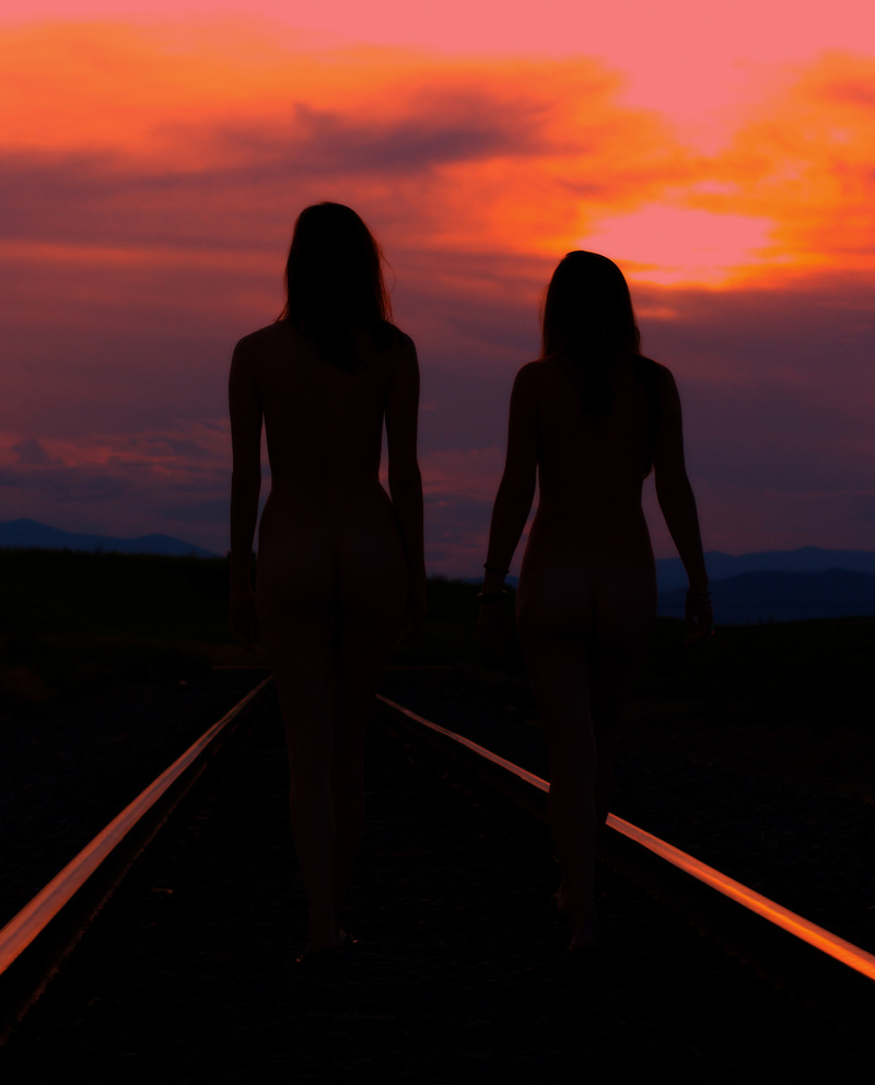 Male and Female model photo shoot of Colorado Figures  and Delaney_Chrisbell