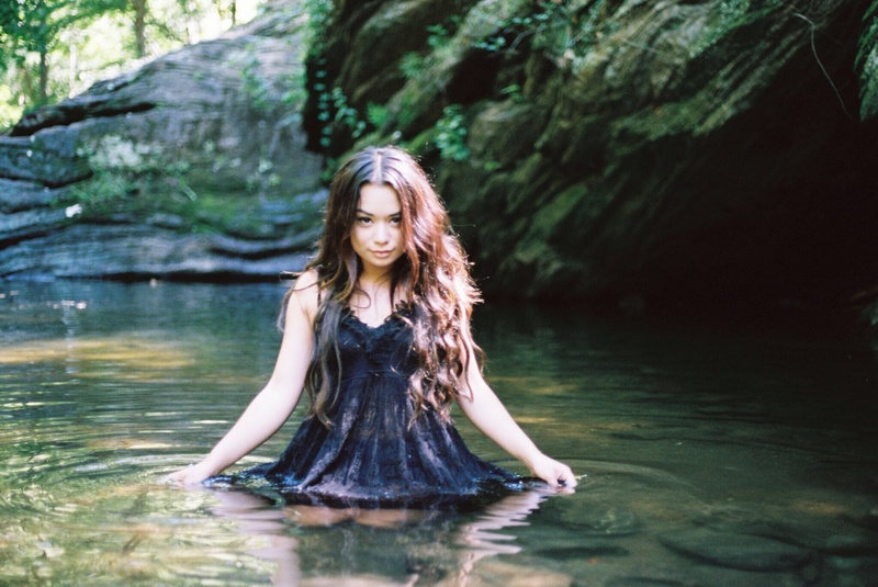 Female model photo shoot of Stefani Ariel in Wissahickon Valley Park