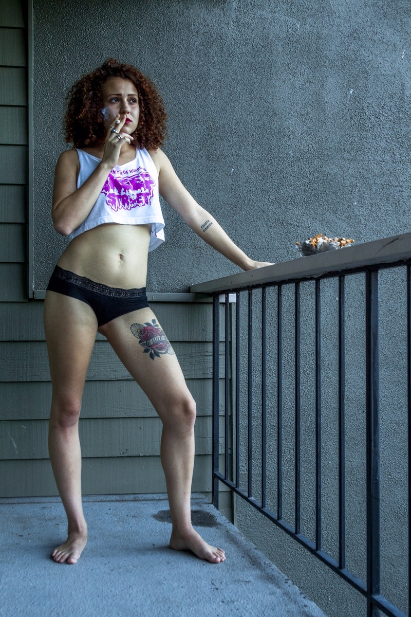 Female model photo shoot of tevlev in Portland