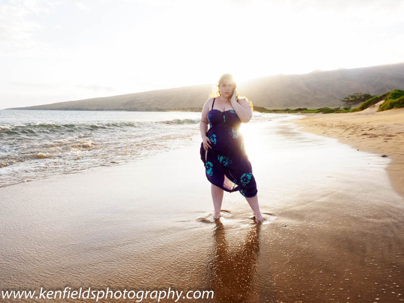 Female model photo shoot of KatrinaWhite by Ken Fields Photography in Maui