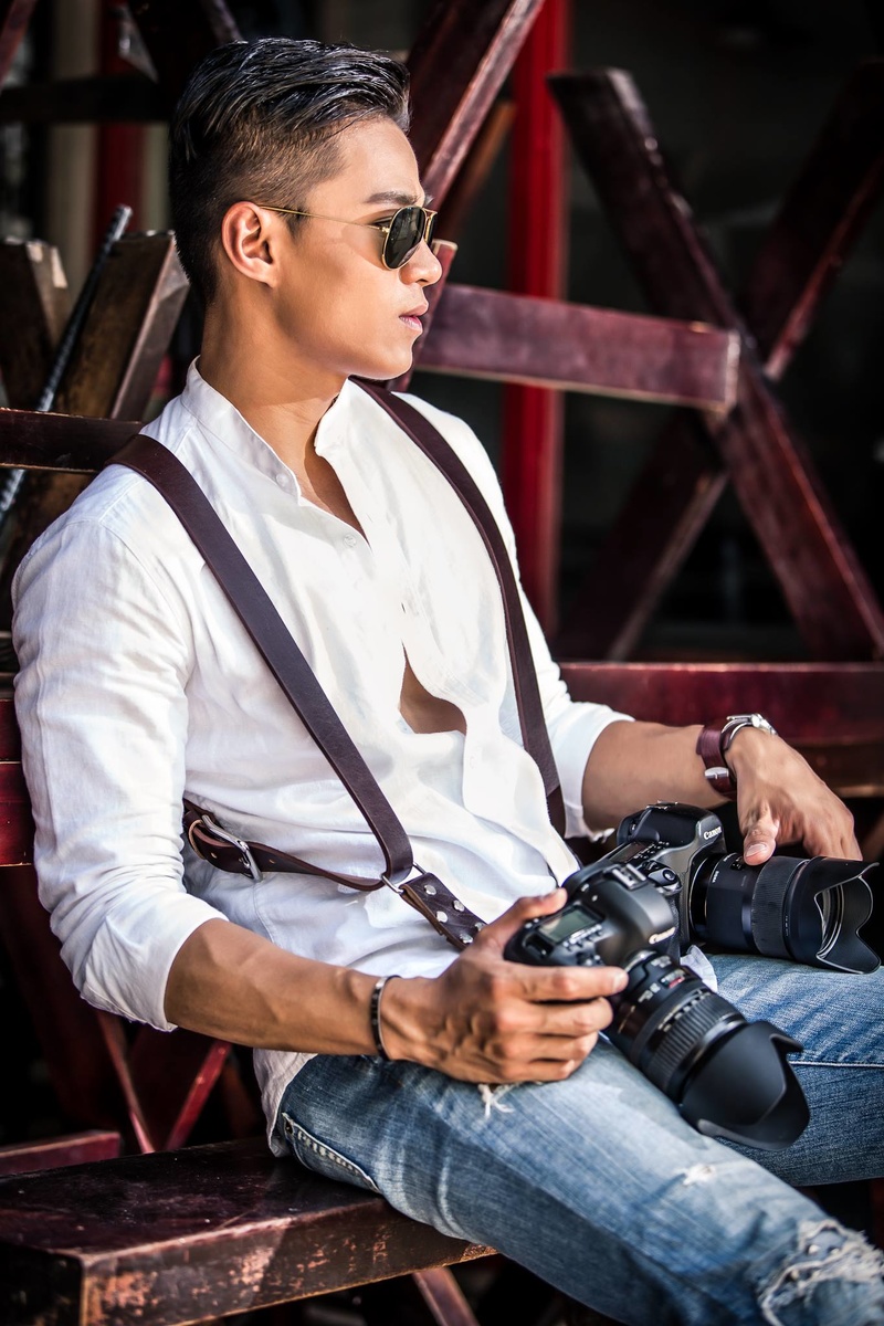 Male model photo shoot of quanmaomao in Bui Vien Str, HCMC