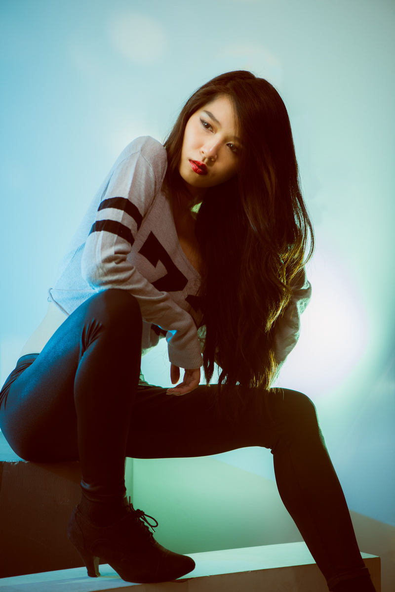 Female model photo shoot of Em Thi 