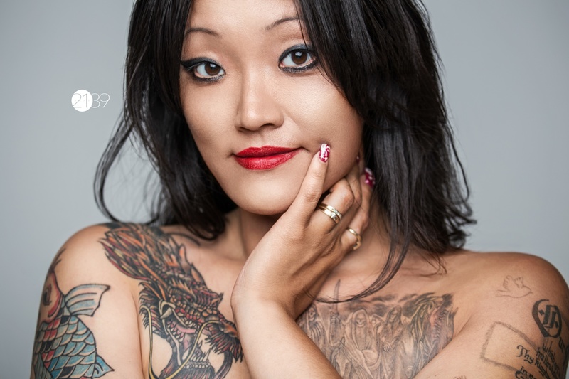 Female model photo shoot of Jin aka Asian Persuasion in Hazel Crest