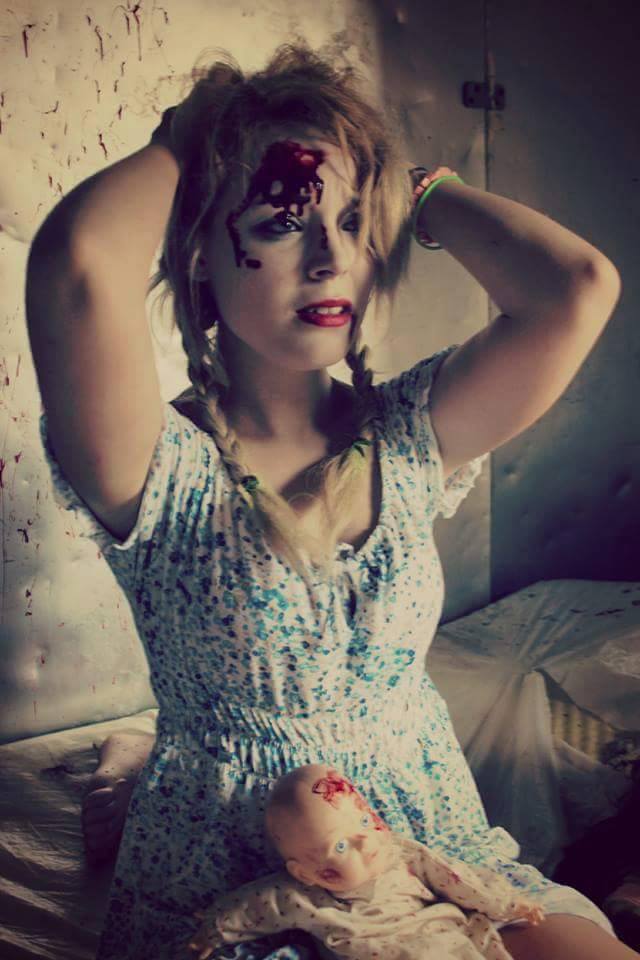 Female model photo shoot of Mia Lyn Allen in haunted hydro fremont ohio ~ photorapher is bill mershon