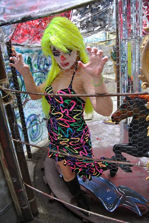 Female model photo shoot of Mia Lyn Allen in haunted hydro ~ photographer  rosa huntress