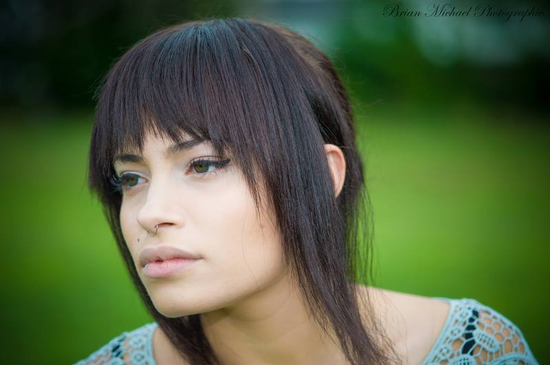 Female model photo shoot of Raspberry Willow