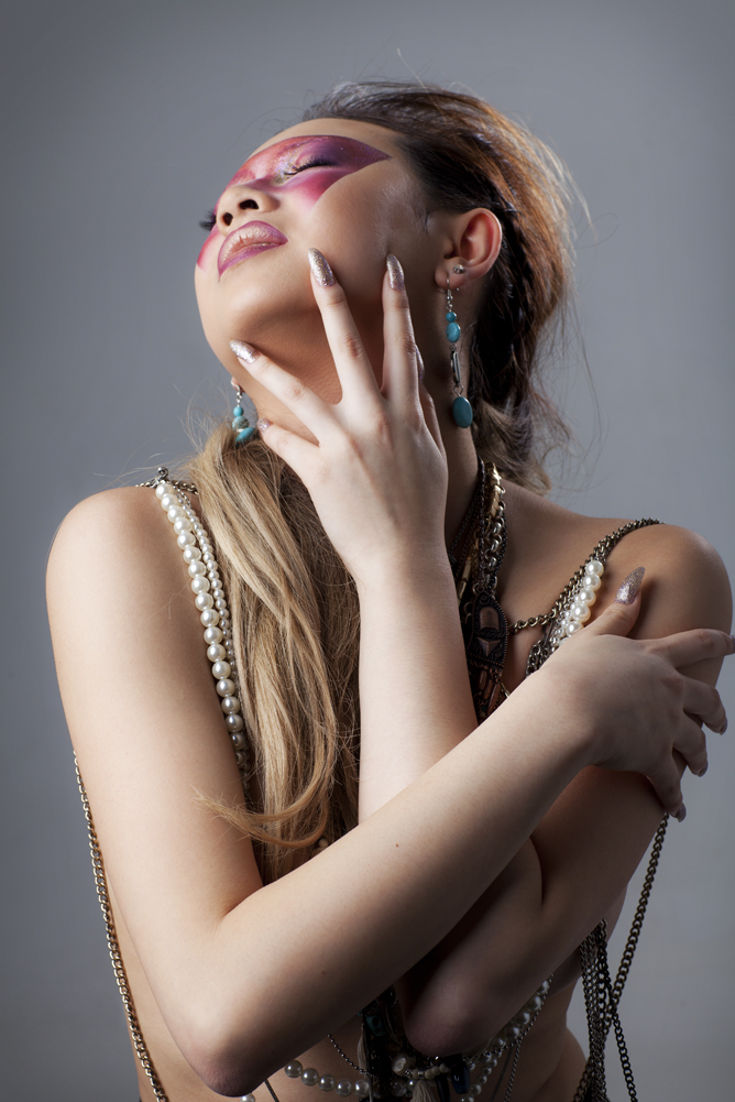 Female model photo shoot of Anysia Shung by OpusNoir