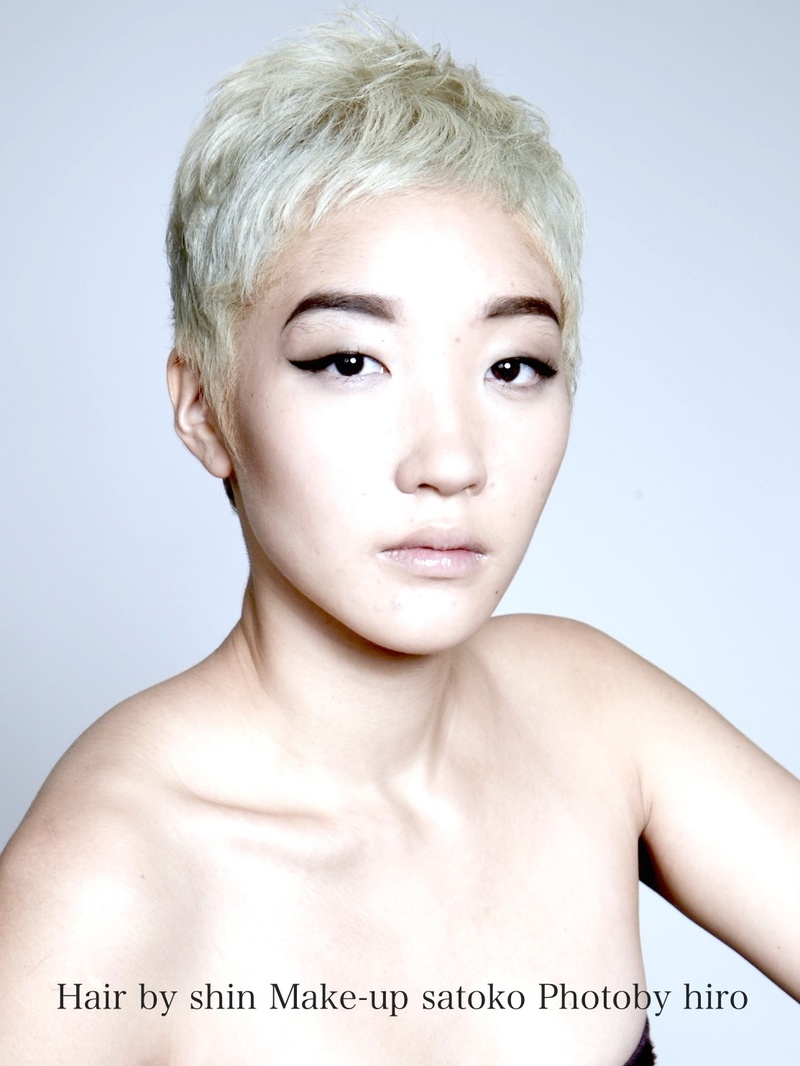 Male model photo shoot of zen hair artist shin in manhattan