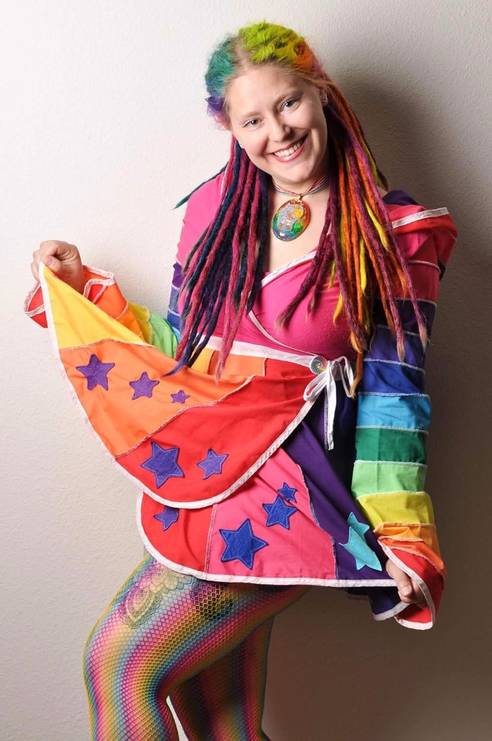Female model photo shoot of Rainbow-Brite by Studio Gentry