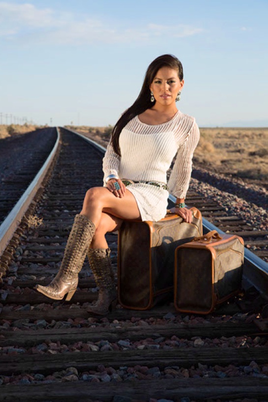 Female model photo shoot of Tisha Tohe in Albuquerque, NM