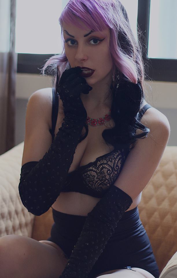 Female model photo shoot of Lilith Von Dahlia