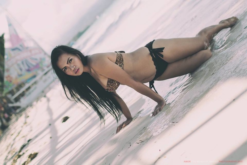 Female model photo shoot of AnneTongol in Boracay Island PH