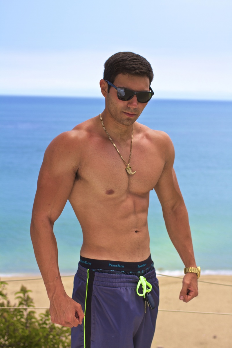 Male model photo shoot of Man0fsteel in Paradise Cove, Malibu