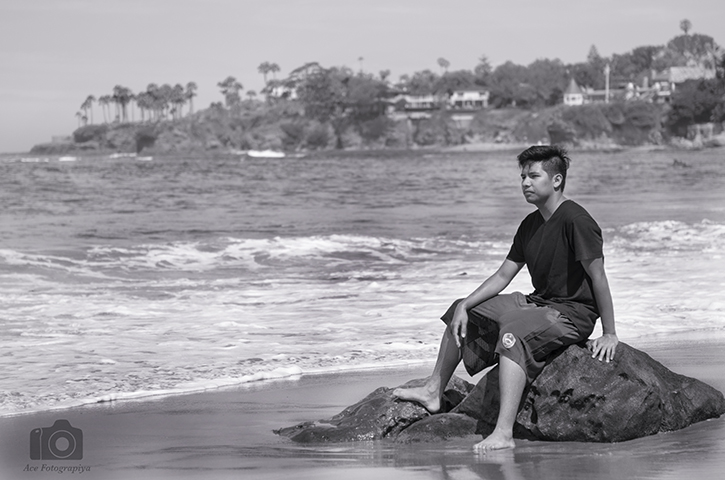 Male model photo shoot of kirakashi in Laguna beach