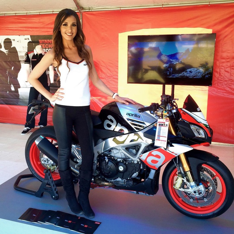 Female model photo shoot of JaNae Nicole in Mazda Raceway Laguna Seca