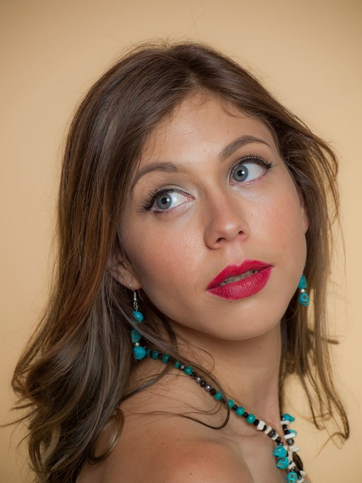 Female model photo shoot of Andrea Sabrina in AMP studio