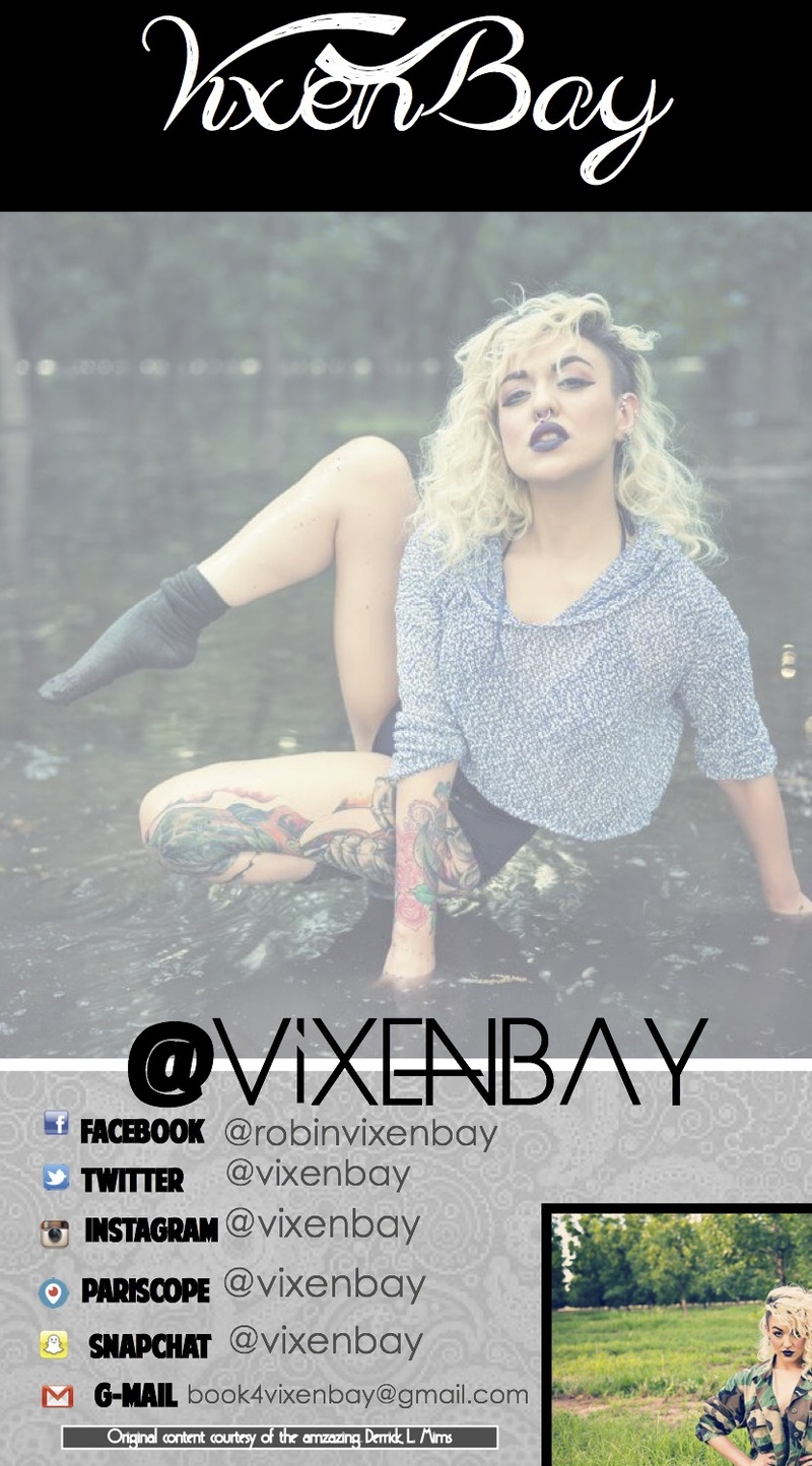 Female model photo shoot of Vixenbay