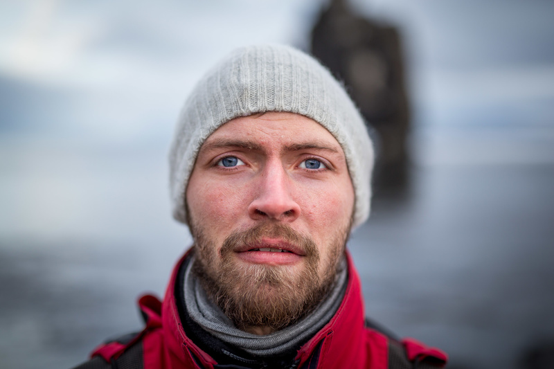 Male model photo shoot of Jared Marsh in Hvítserkur, Iceland