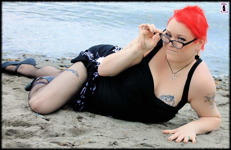 Female model photo shoot of Ms Diva Star by Glam Bunny in Golden Gardens Beach, Seattle, WA., makeup by ElectricSkittles Makeup