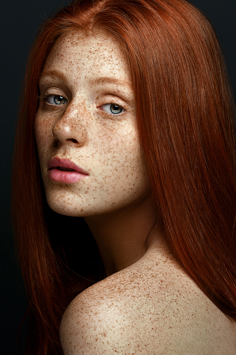 Female model photo shoot of Marie Muraveva by Lindsay Adler