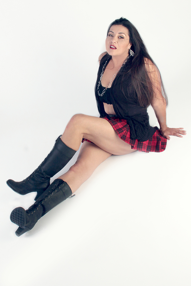 Female model photo shoot of Sugar D Cookie by GWK Images Arizona in Huntington Beach