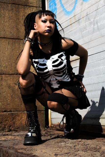 Female model photo shoot of Chelsearichphotography and Nike Bonez in Philadelphia, PA