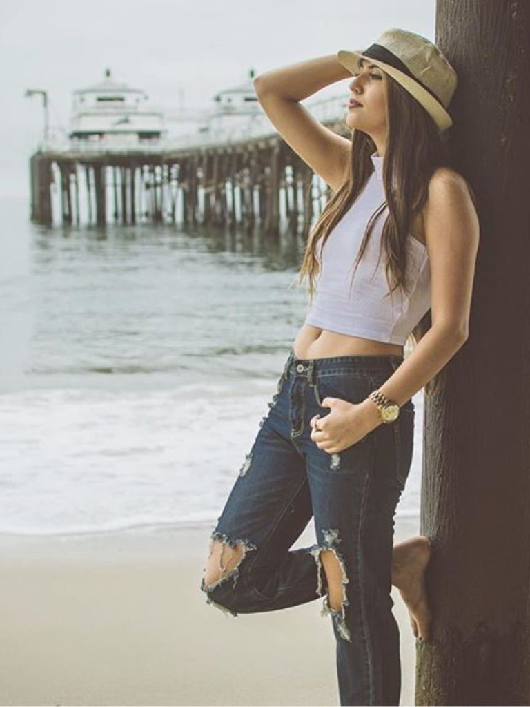 Female model photo shoot of Danielle Andrade in Malibu