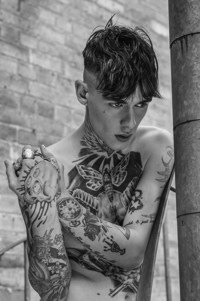 Male model photo shoot of Darren Nana in London, hair styled by Simon Khan