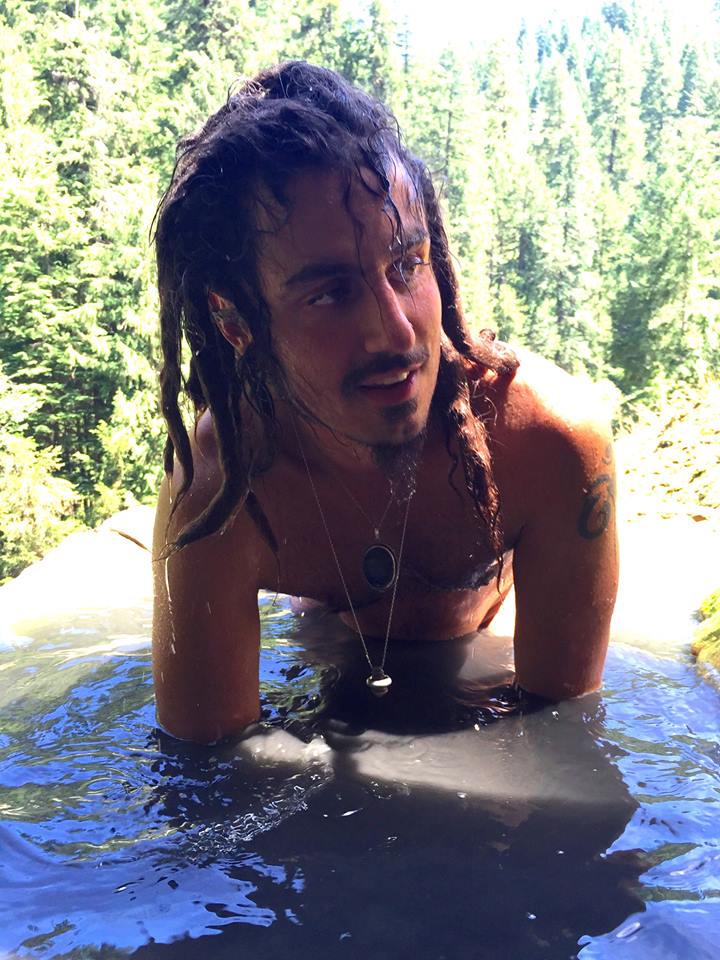 Male model photo shoot of Antoine Matar in Umqua Hot Springs, Oregon