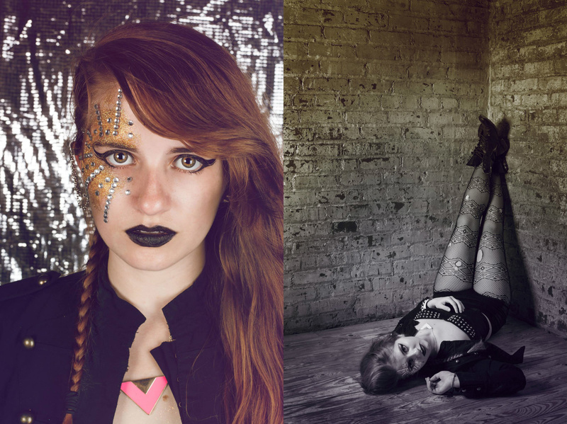 Female model photo shoot of Chelsea Hanna  Nielsen by Raynee Buckley Photography in Hot Shops Studio, Omaha, NE