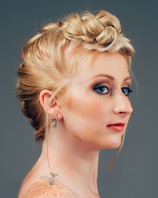 Female model photo shoot of Carrie Wiesley by Alex Baird in Arizona, hair styled by Willow Davines, makeup by Amanda Kolasinski