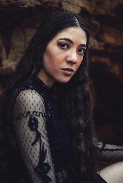 Female model photo shoot of Tias Makeup in Melbourne