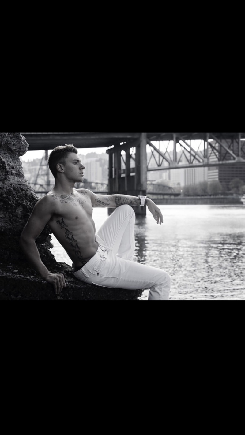 Male model photo shoot of Justin M Hammond in Portland Waterfront