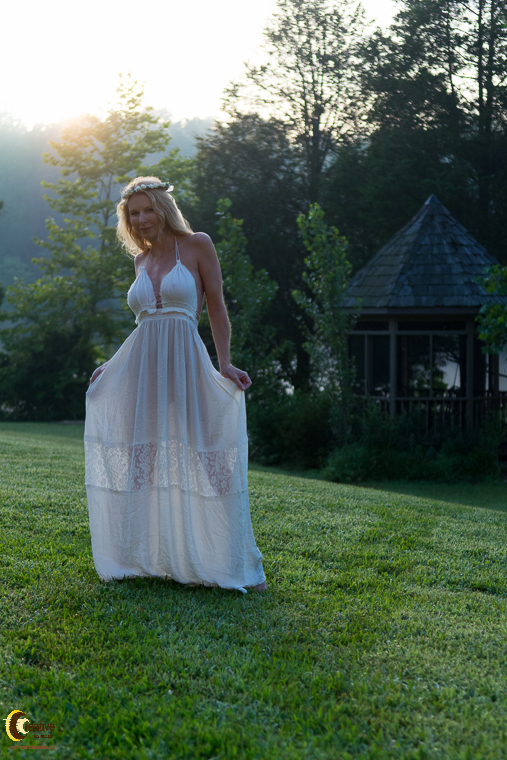 Female model photo shoot of Savannah Costello by creativedistraction in Sunrise Shoot  Warrenton, VA