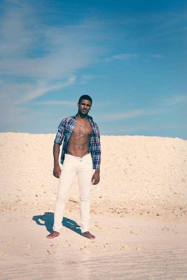 Male model photo shoot of kanehoad in Bahamas