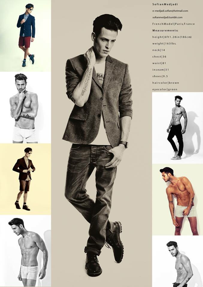 Male model photo shoot of Sofian Medjadi in France