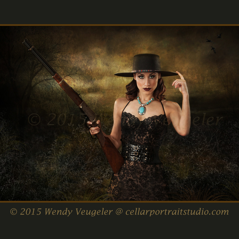 Female model photo shoot of Cellar Portrait Studio      Wendy Veugeler Artist in Cellar Portrait Studio