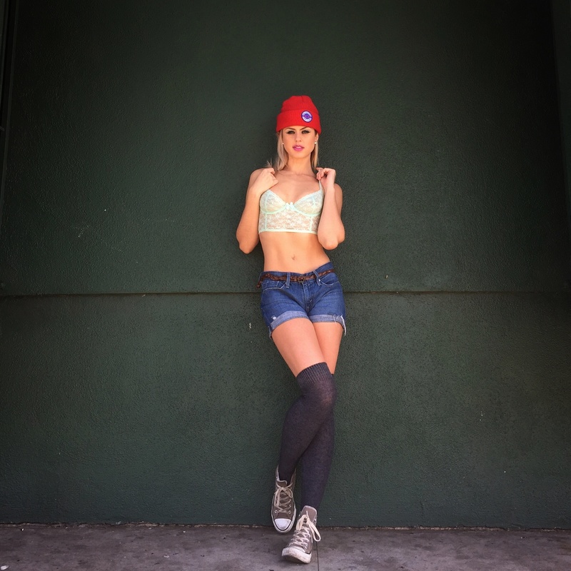 Female model photo shoot of Eikos Dope in LA
