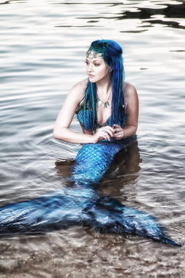 Female model photo shoot of MoonMermaid by Cheshire Visions