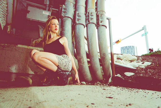 Female model photo shoot of Niesz Koz by SteveOsmond in East Village, Calgary, Alberta